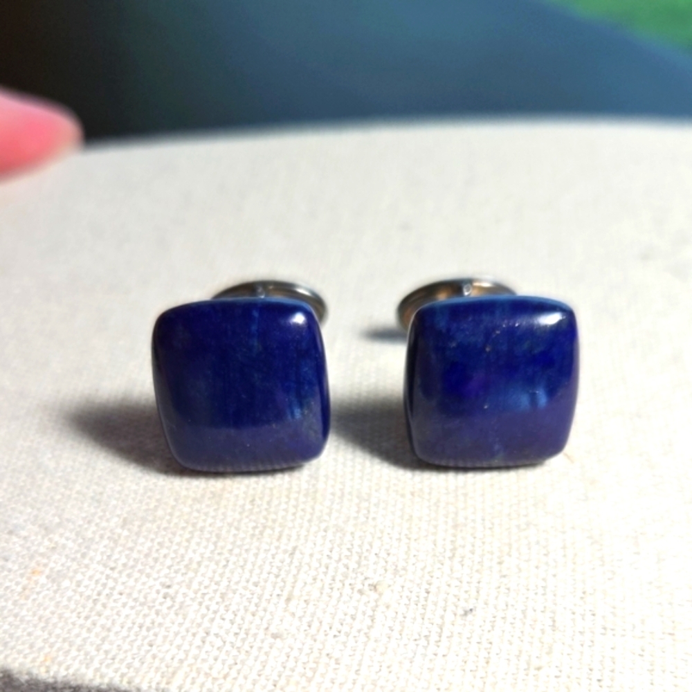 Links Of London Lapis Lazuli & Sterling Silver Cufflinks